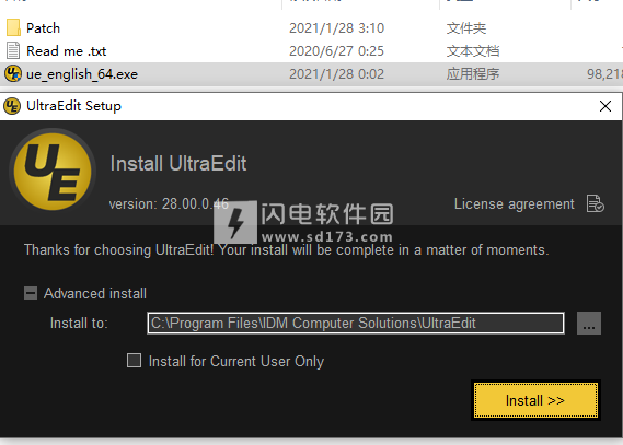 IDM UltraEdit 30.1.0.19 free instal