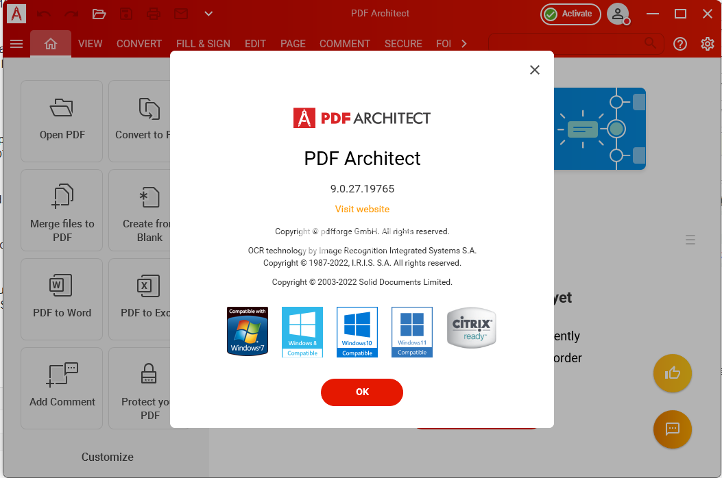instaling PDF Architect Pro 9.0.45.21322